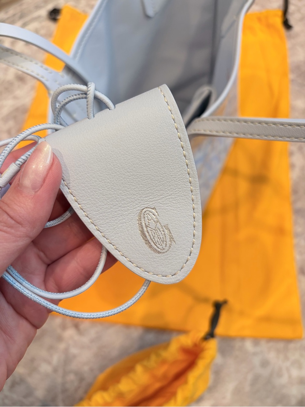 Goyard Mini Anjou Tote Polar Ice Blue - Picture 3 of 11